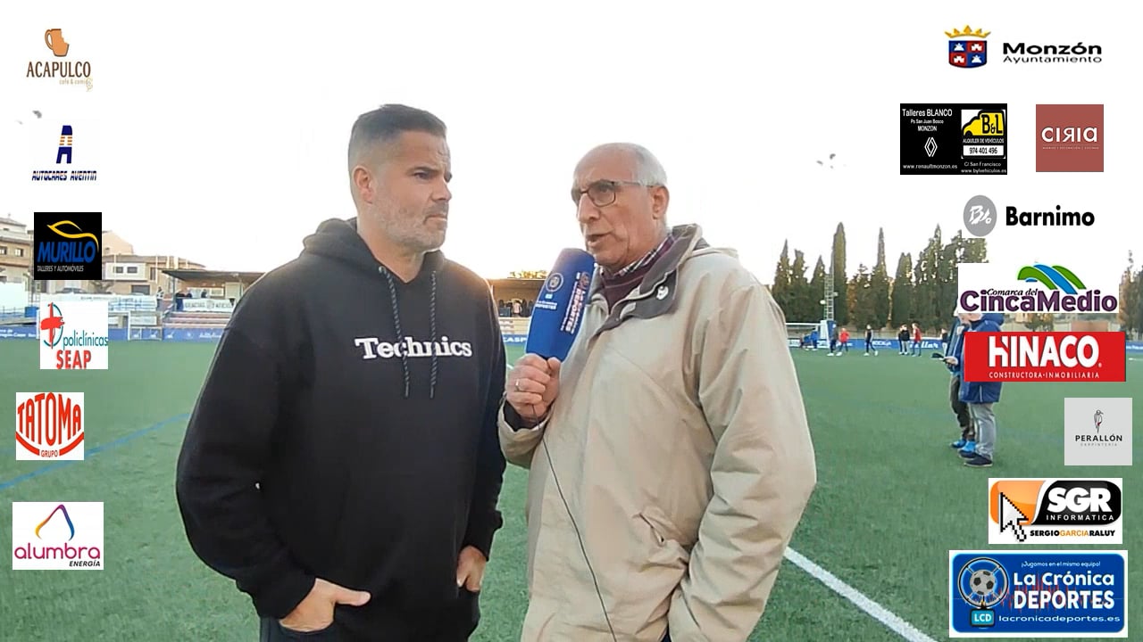 MOISÉS GUTIERREZ (Entrenador Caspe) Caspe 2-2 At.Monzón Alumbra / J 20 / 3ª División