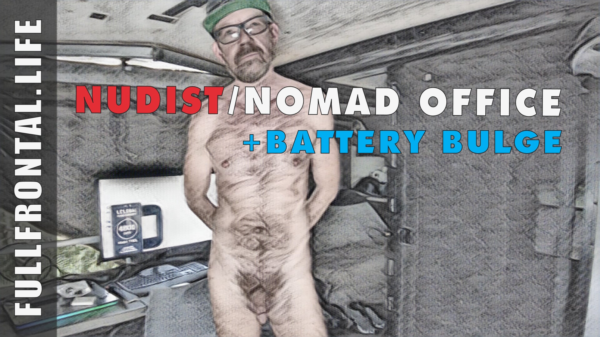 Nudist “Office” Tour | Jetpack Battery Bulge + Outtakes on Vimeo