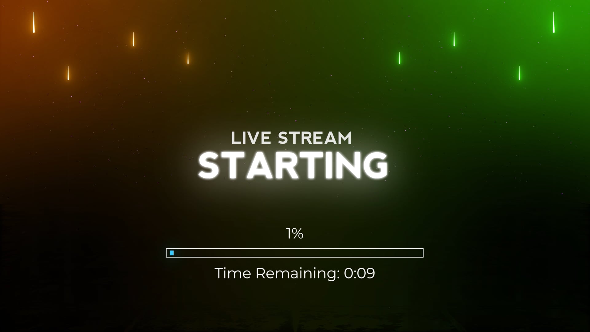 Live Stream will start