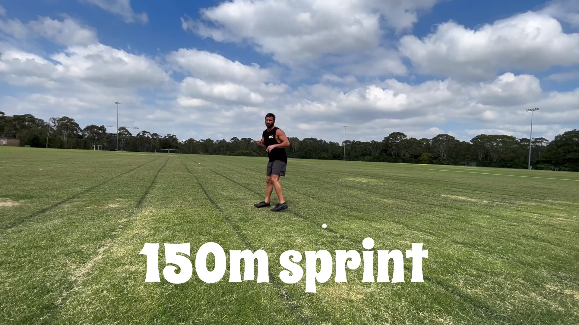 150m sprint