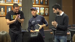 Recepció multitudinària a Sergi Franch a l'Ajuntament de l'Escala