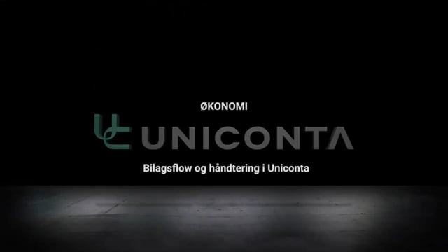 Bilagsflow og håndtering i Uniconta