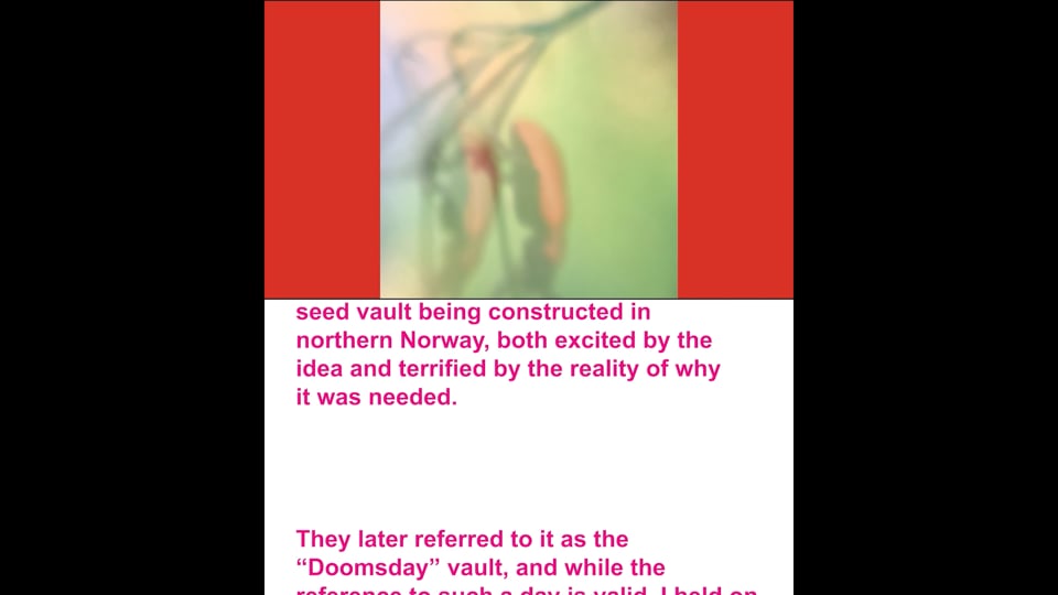 seeds are meant to disperse
