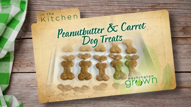 Carrot peanut outlet butter dog treats