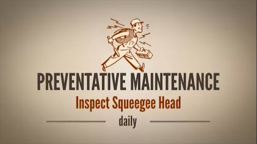 Squeegee Blade Inspection - video thumbnail