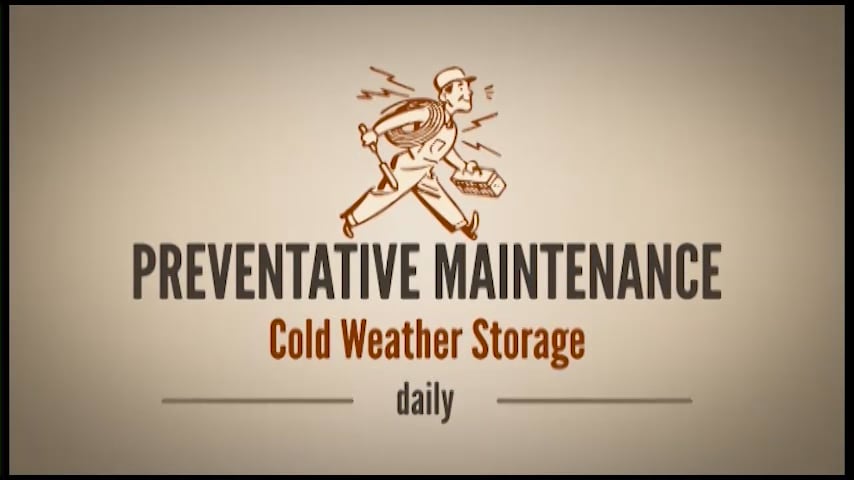 Cold Weather Storage - video thumbnail