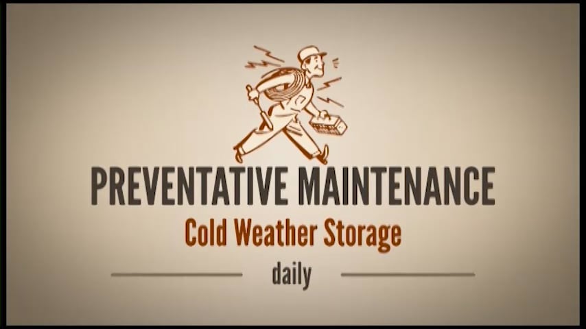 Cold Weather Storage - video thumbnail