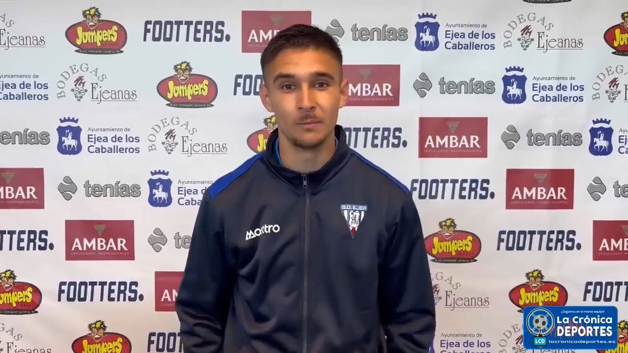 ÁLEX PUERTAS (Jugador Ejea) SD Ejea 5-0 Tamarite / Jornada 20 / 3ª División / Fuente: Facebook SD Ejea