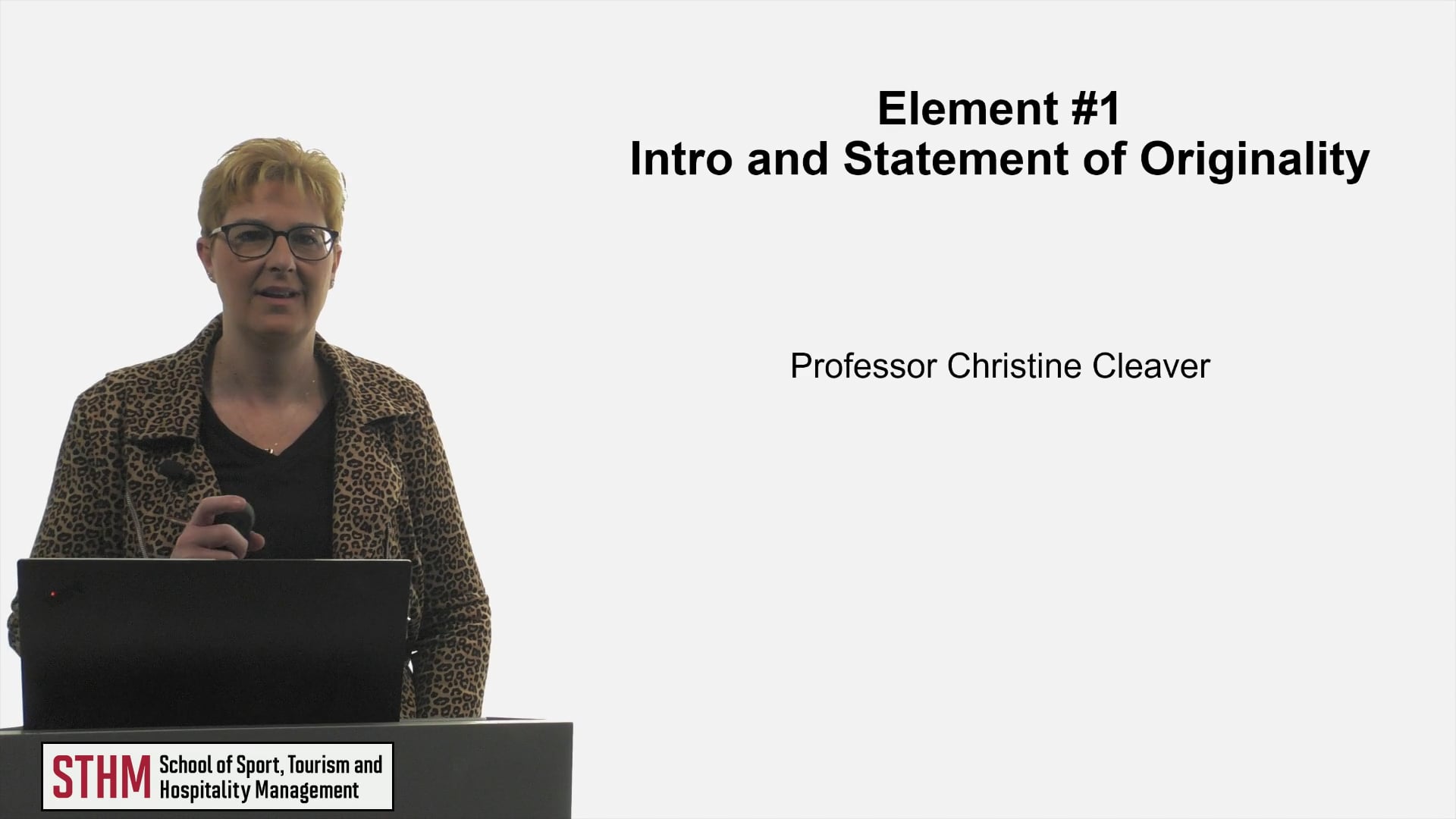 Login to view Element #1 Introduction and Statement of Originality