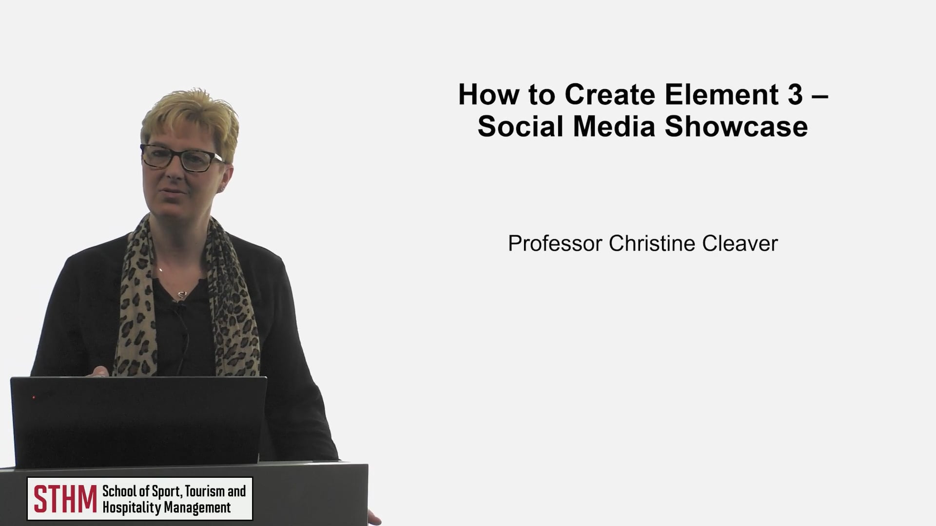 How to Create Element #3 Social Media Showcase