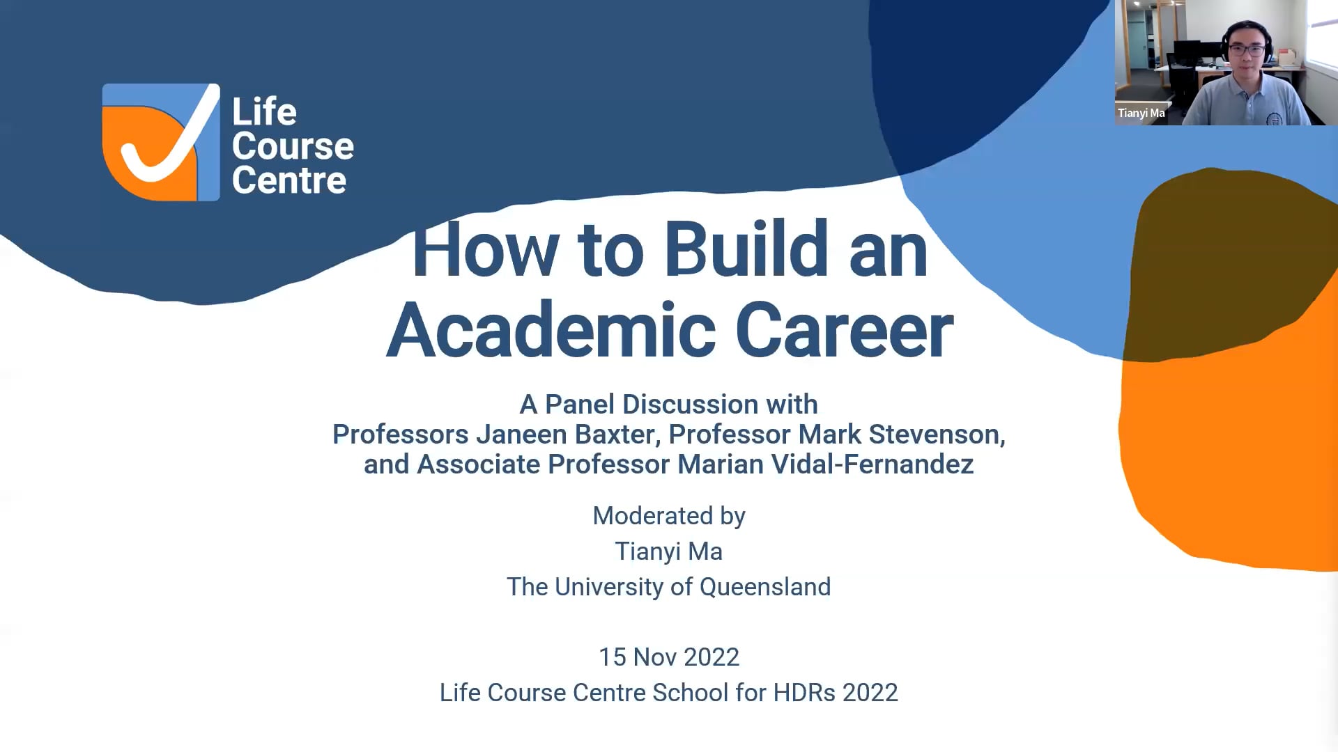 How to Build an Academic Career Panel Discussion on Vimeo