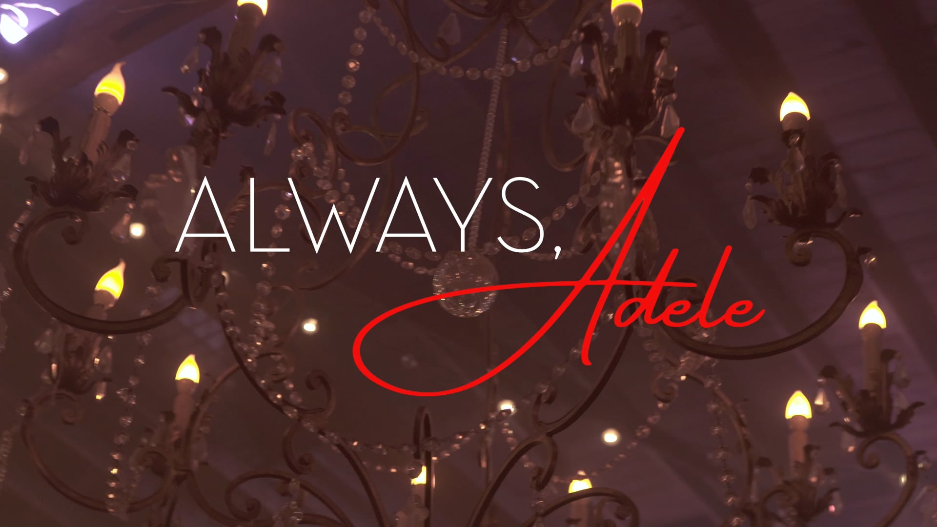 Promotional video thumbnail 1 for Always, Adele