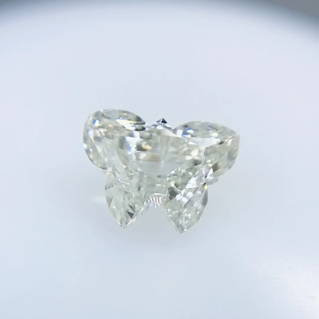 Butterflyの形！Iカラー SI2/1.100ct/RT1812/CGLXカラット - その他