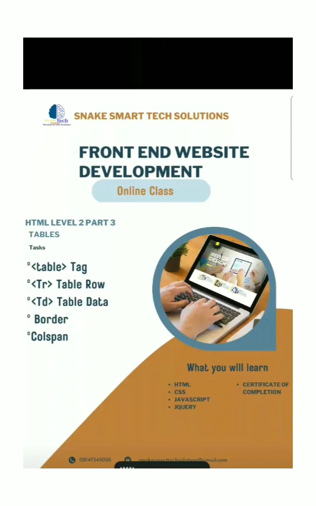 Html Level 2 Part 3 on Vimeo