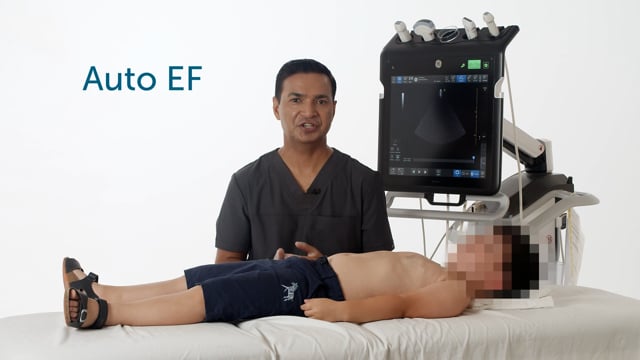 How to use the real-time auto-EF tool on your POCUS machine