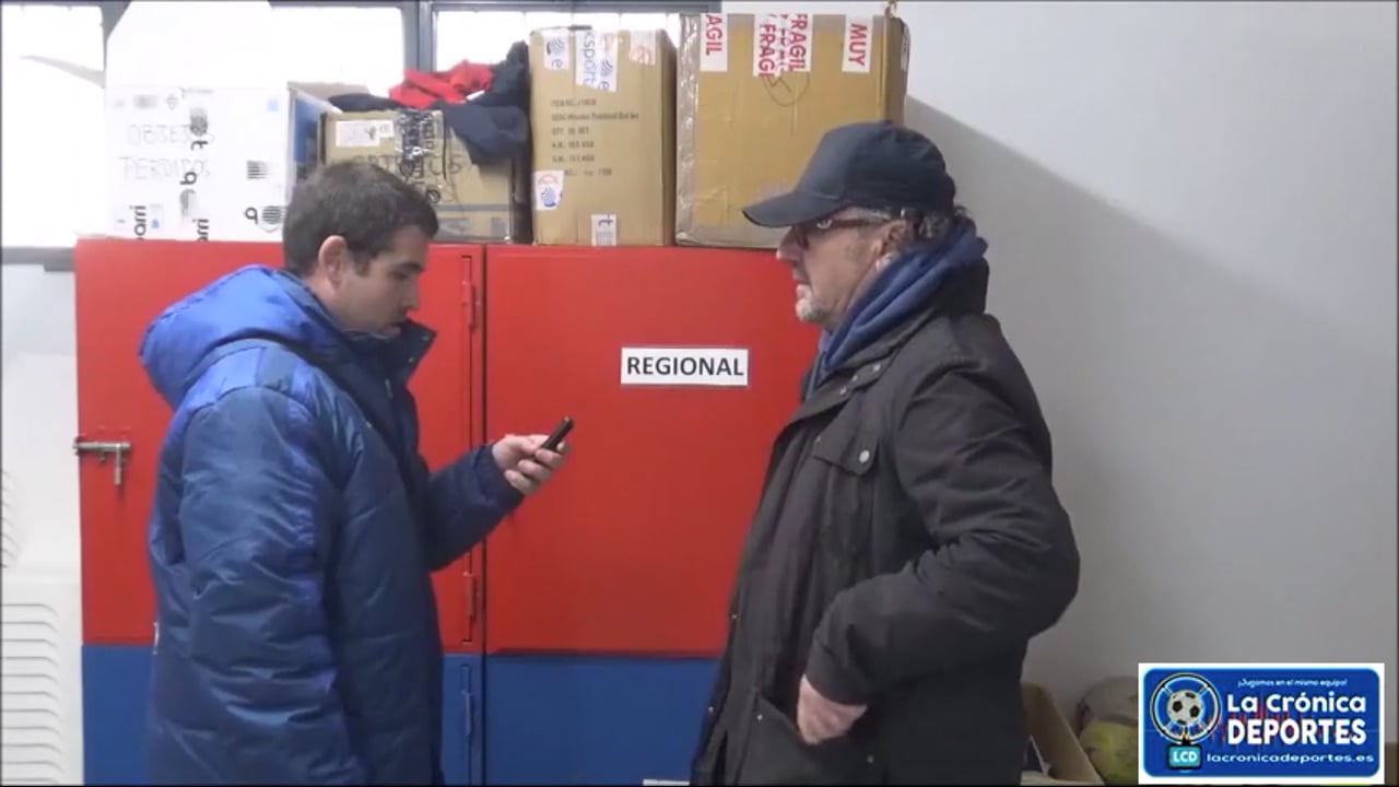 ÓSCAR TIBERIO (Entrenador Borja) CD Calatorao 1-5 SD Borja / Jornada 18 / Regional Preferente Gr 2 / Fuente: YouTube Raúl Futbolero
