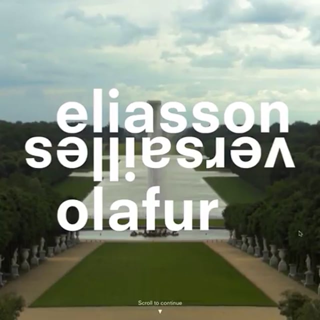 [Blog post '842'] @studioolafureliasson Instagram video