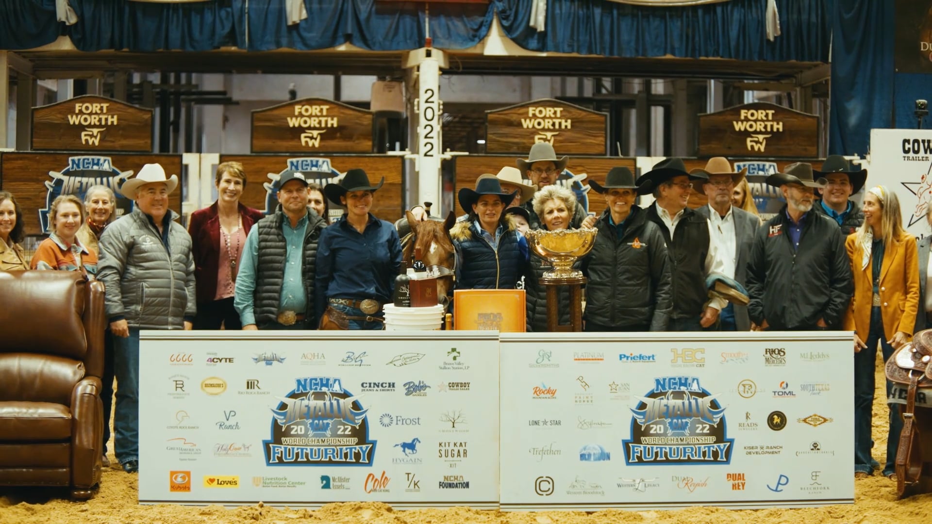 2022 NCHA Open Futurity Champion Phil N Dangerous shown by Lindy Thorn