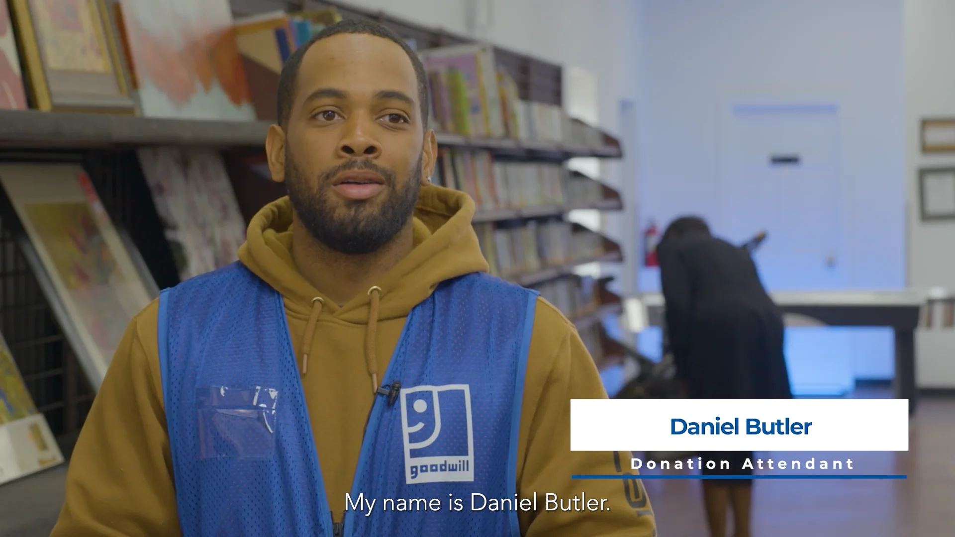 Celebrating Black History Month: Daniel Butler, Donation Attendant on Vimeo