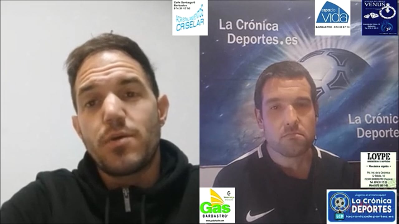 "Jornada 18" Análisis Regional Preferente Gr 2 / SERGIO TABERNERO (Entrenador Magallón) 