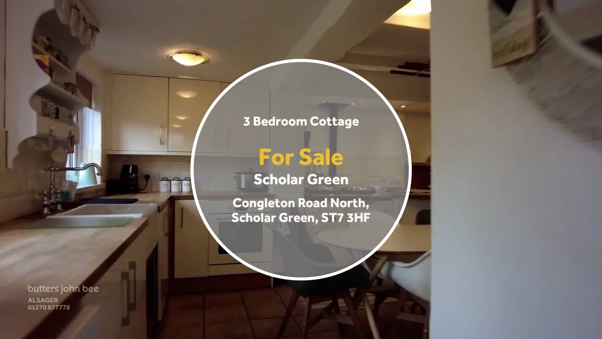 Virtual Viewing of Congleton Road North, Scholar Green, 3 bedroom