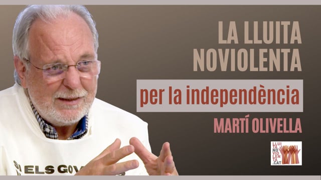 La lluita noviolenta única via per a la independència