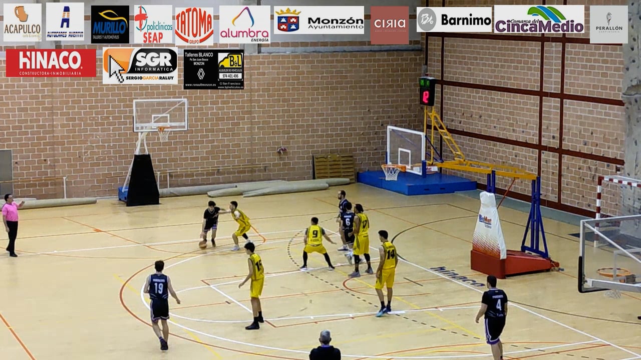 BALONCESTO Cosehisa Monzón-62-64-Azarina Fusión 1ª Nacional Masculina A-2