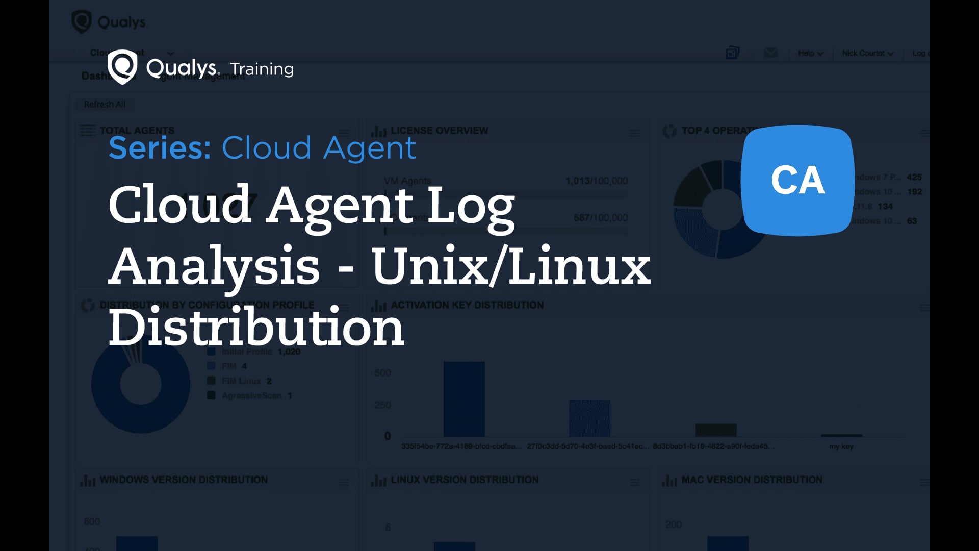 Cloud Agent Log Analysis - Unix/Linux Distribution