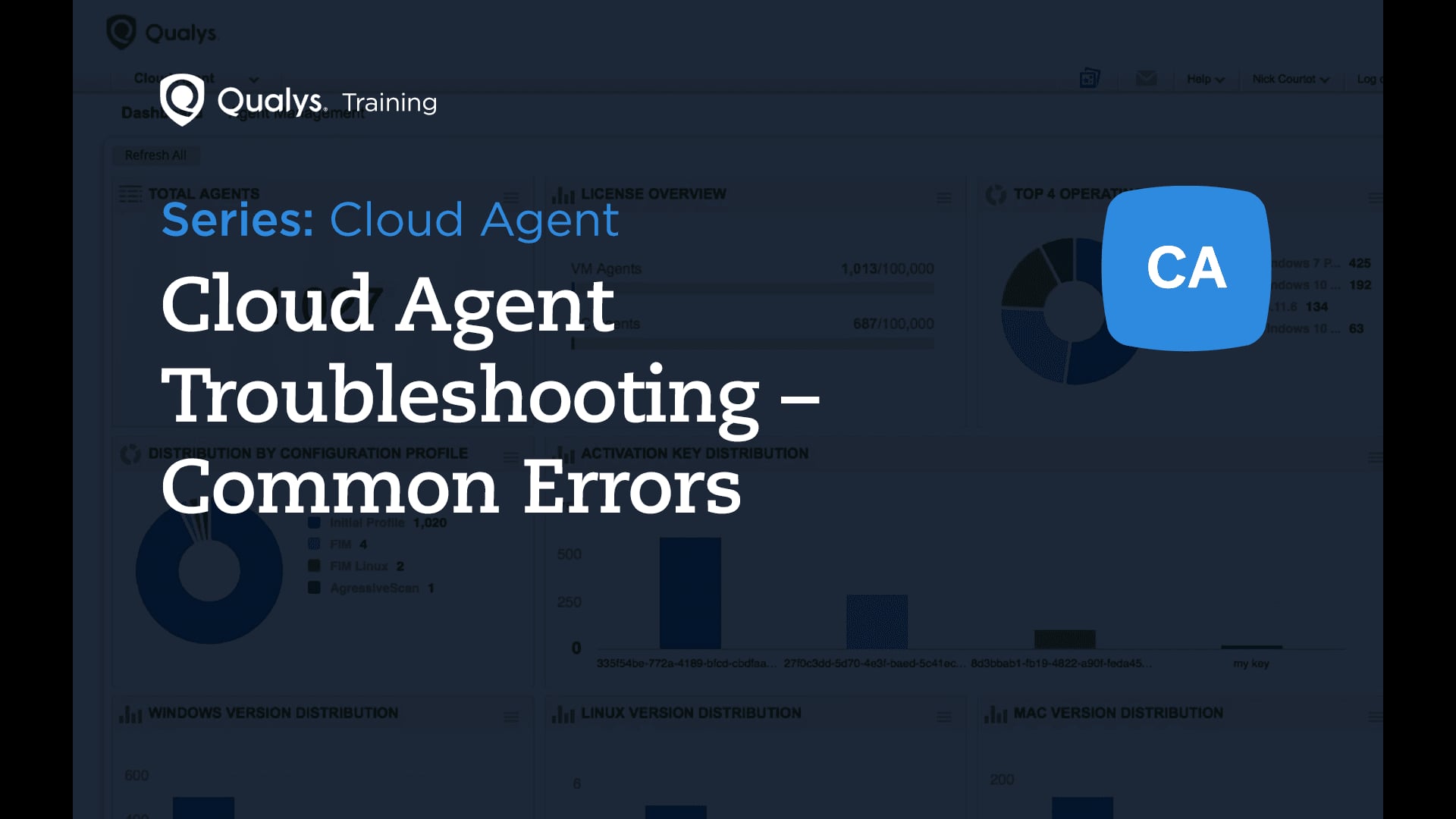 Cloud Agent Troubleshooting – Common Errors
