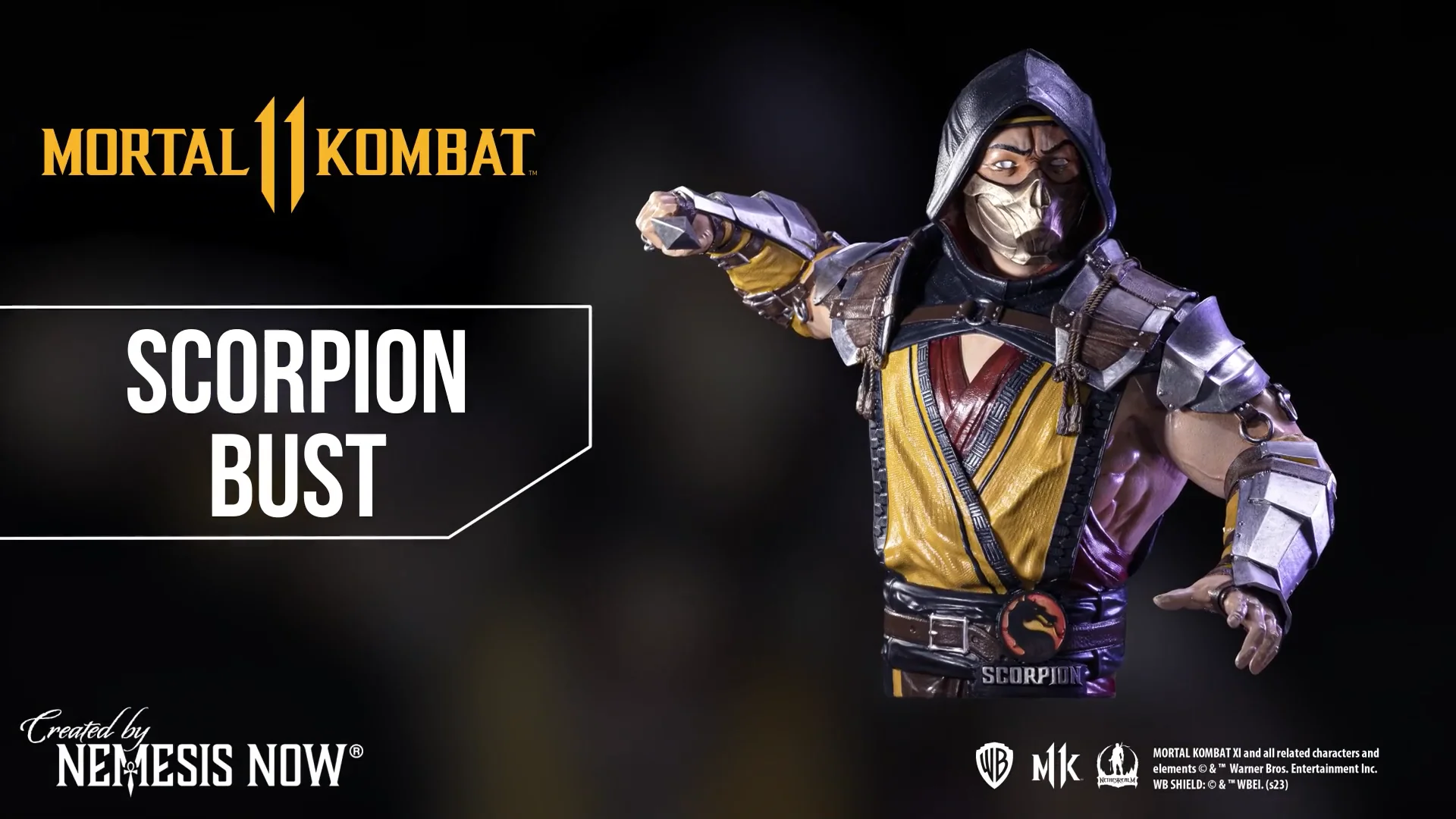 Mortal Kombat Scorpion Bust | Nemesis Now Wholesale Giftware Mortal Kombat Scorpion Bust | Nemesis Now Wholesale Giftware