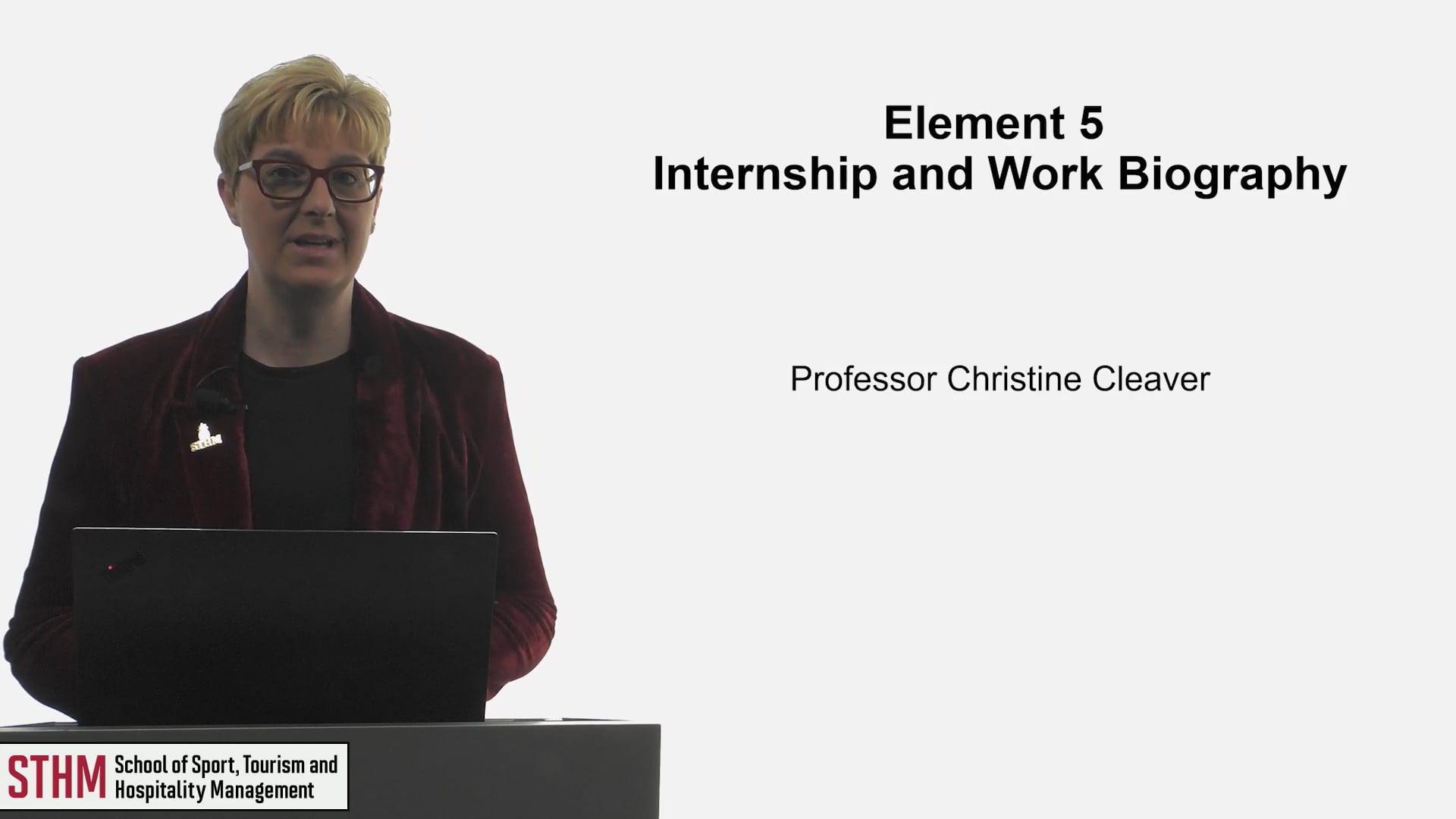 Element #5 – Internship and Work Biography