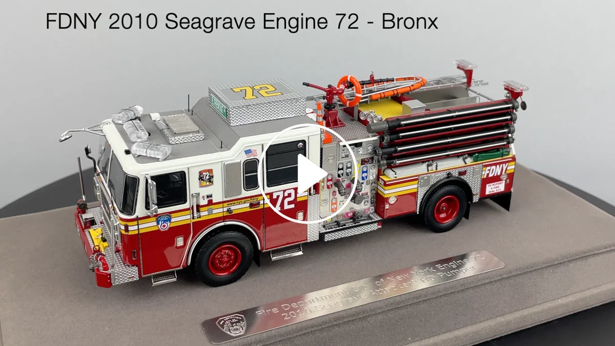 Fire Replicas FDNY Seagrave Engine 72 - Bronx Scale Model