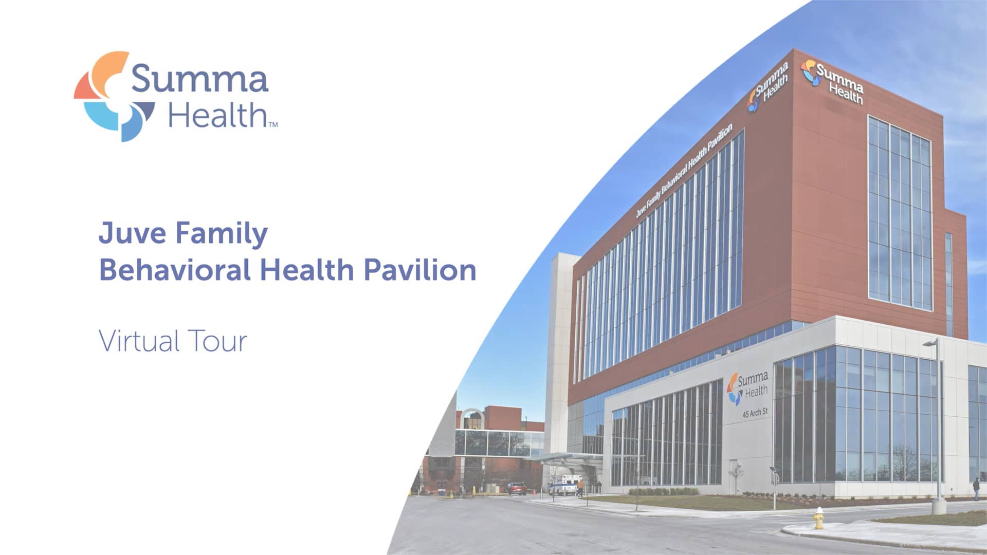 Summa health juve family behavioral health pavilion virtual tour on vimeo