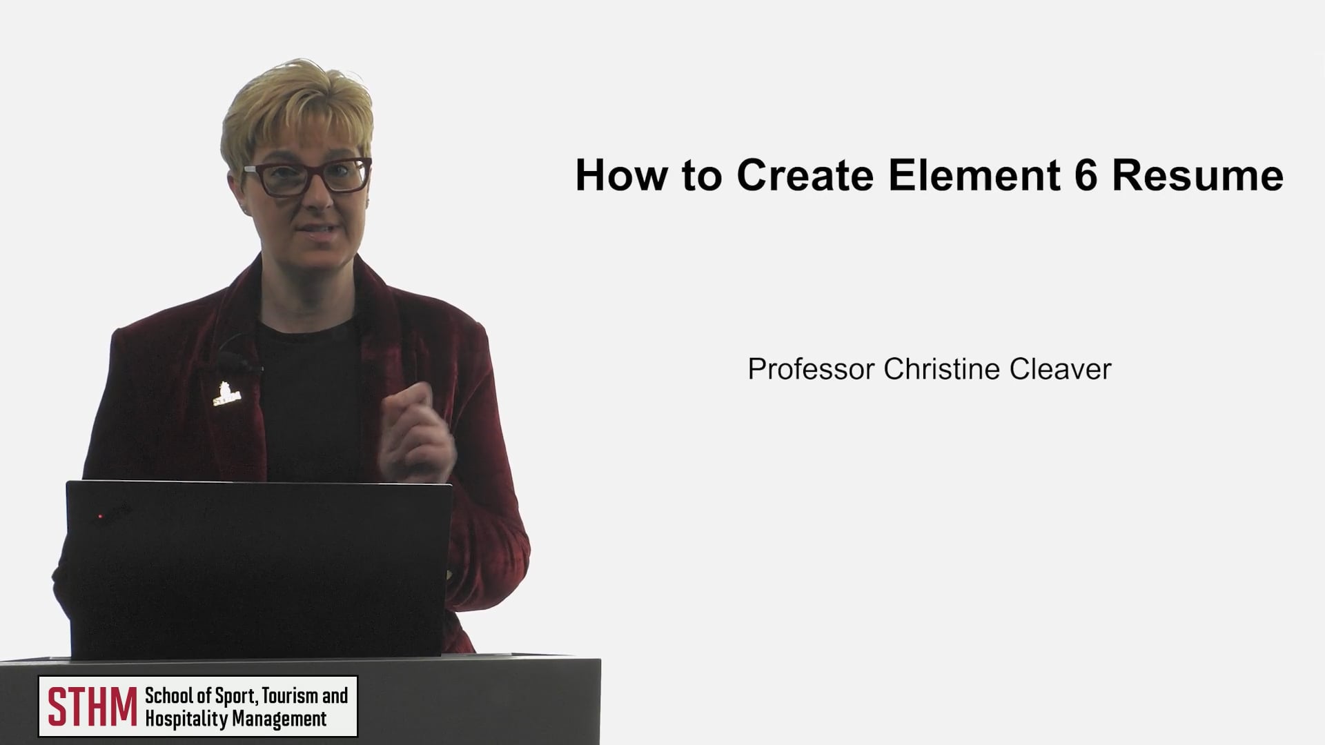 Login to view Element #6 – Resume