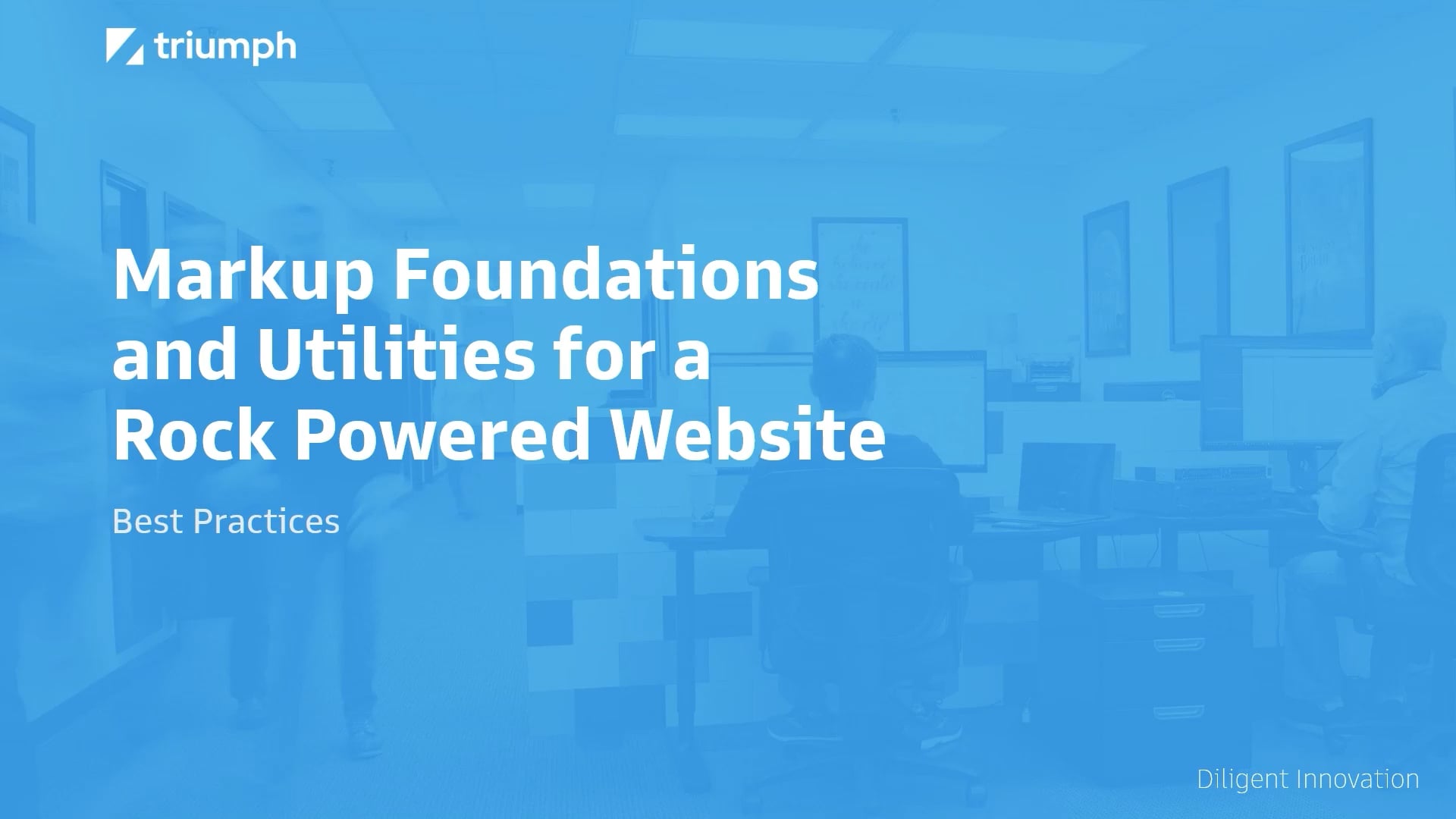 Markup Foundations and Utilities for a Rock Powered Website