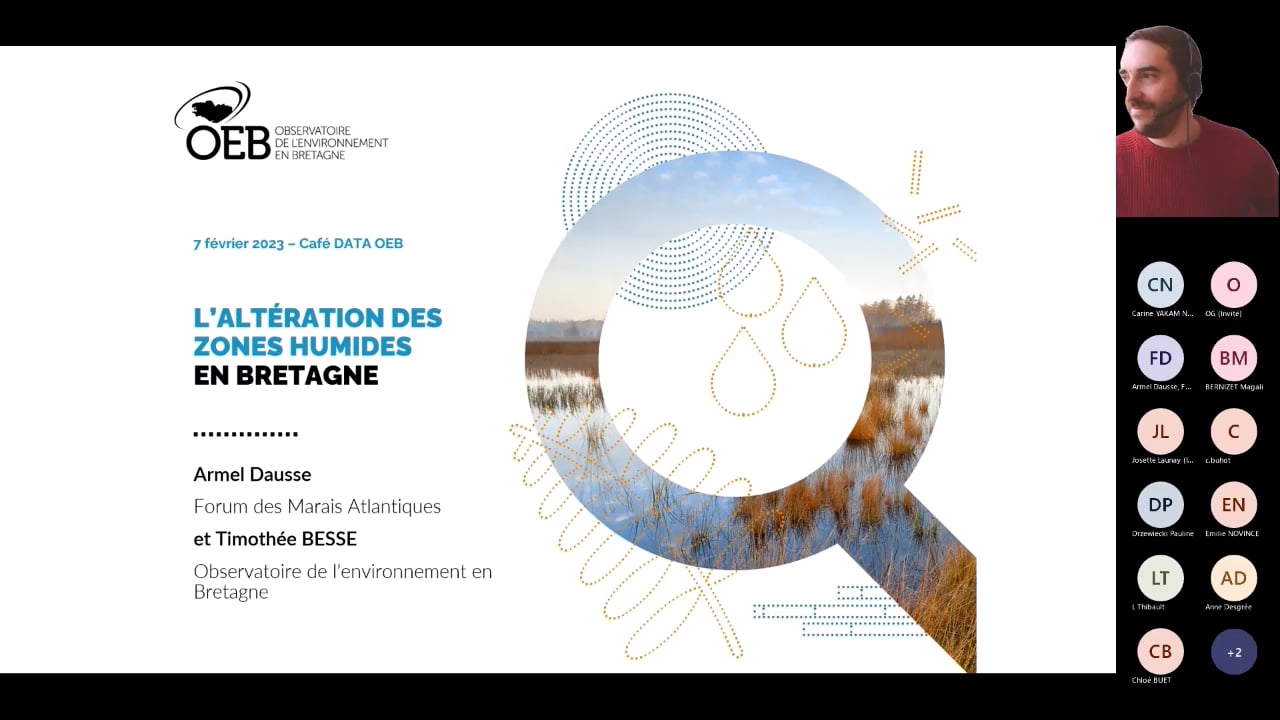 Café DATA : Chiffres clés de l’eau en Bretagne - Focus sur l’altération des zones humides