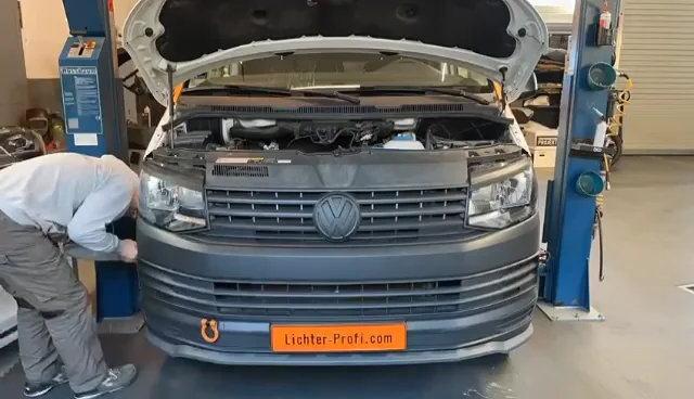 Scheinwerfer Halogen Front passend für VW Crafter 09/ 16- H7 H15 Links mit  Motor