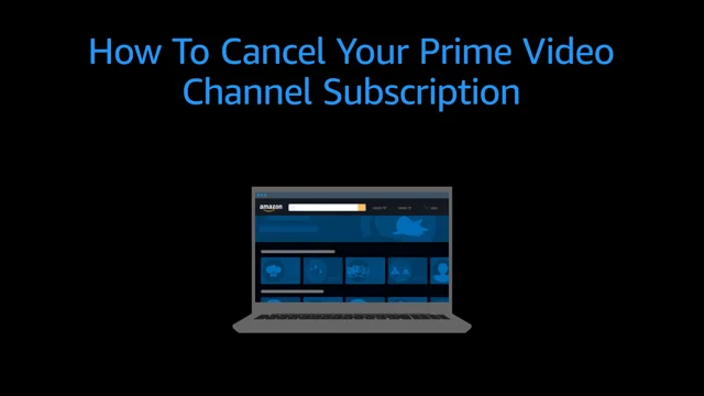 Amazon prime 2025 video cancel cinemax