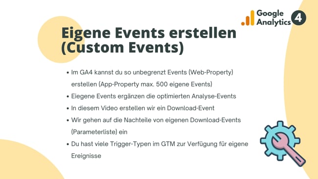 Eigene Events erstellen (Custom Events)