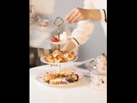 Pink Bird British Tea Set Bone China Teapot Set