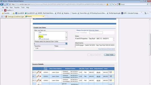 Corelogic - iClear - Invoice Line Item Issues - 05/31/11 on Vimeo