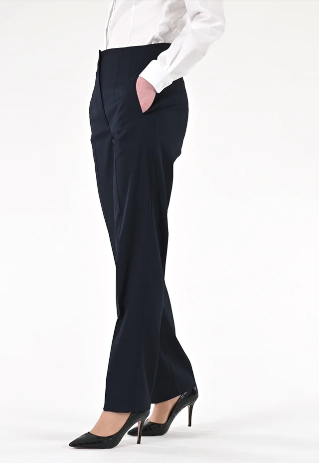 Rosalind High Waist Pants, Black - Eclipse Collection