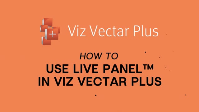 Viz Minute - How to use LivePanel in Viz Vectar Plus
