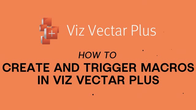 Viz Minute - How to create macros in Viz Vectar Plus