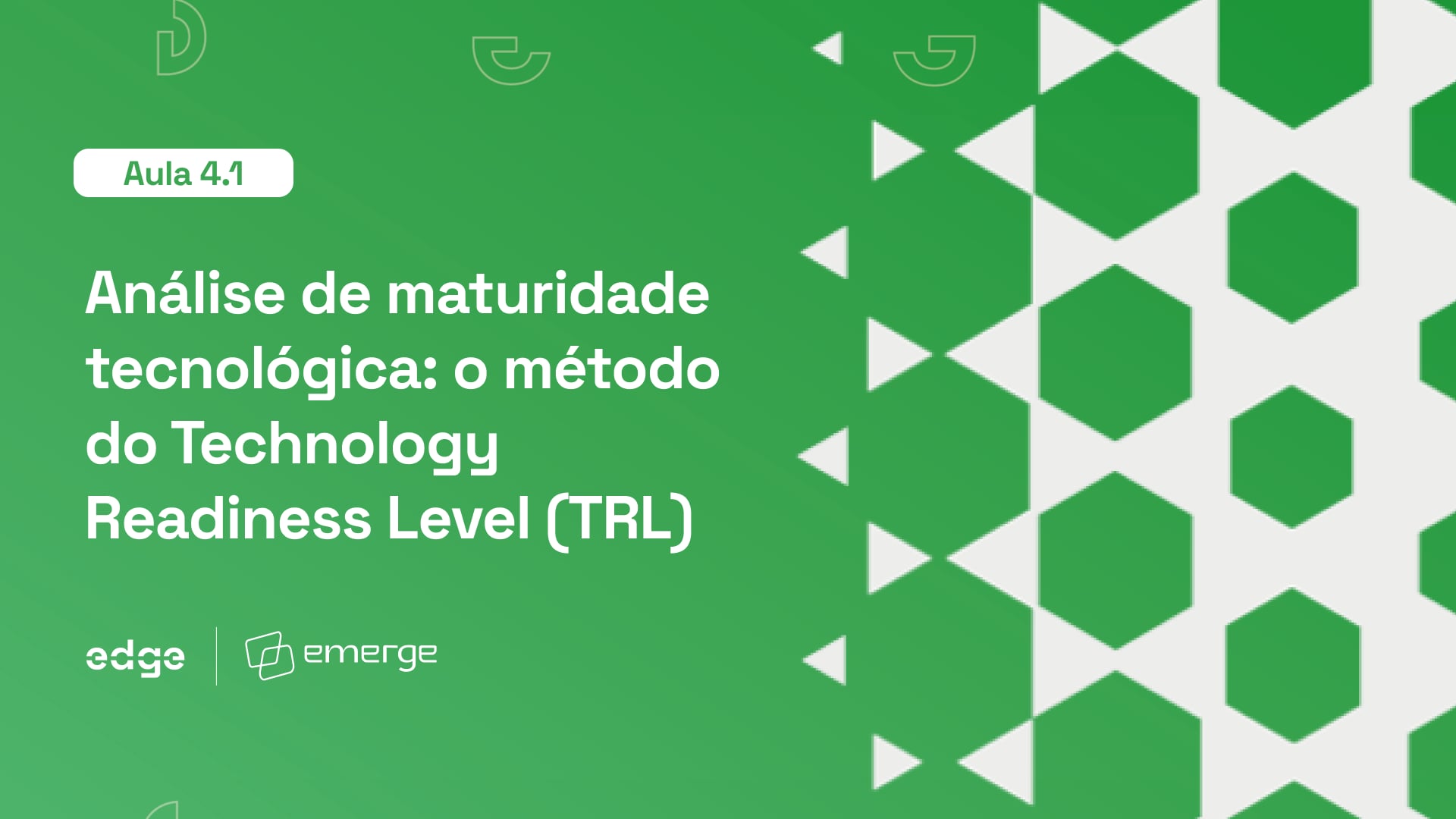 Análise de maturidade tecnológica: o método do Technology Readiness ...