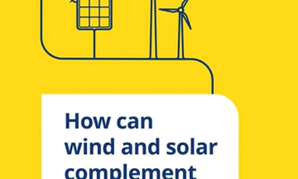 How can wind and solar complement each other? Image