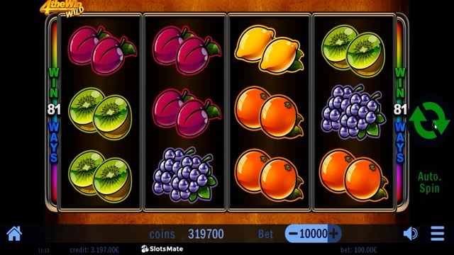 Four The Win Wild Slot Machine Review