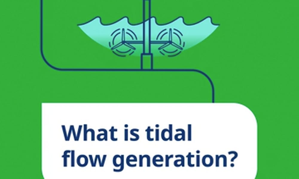 What is tidal flow generation? Image