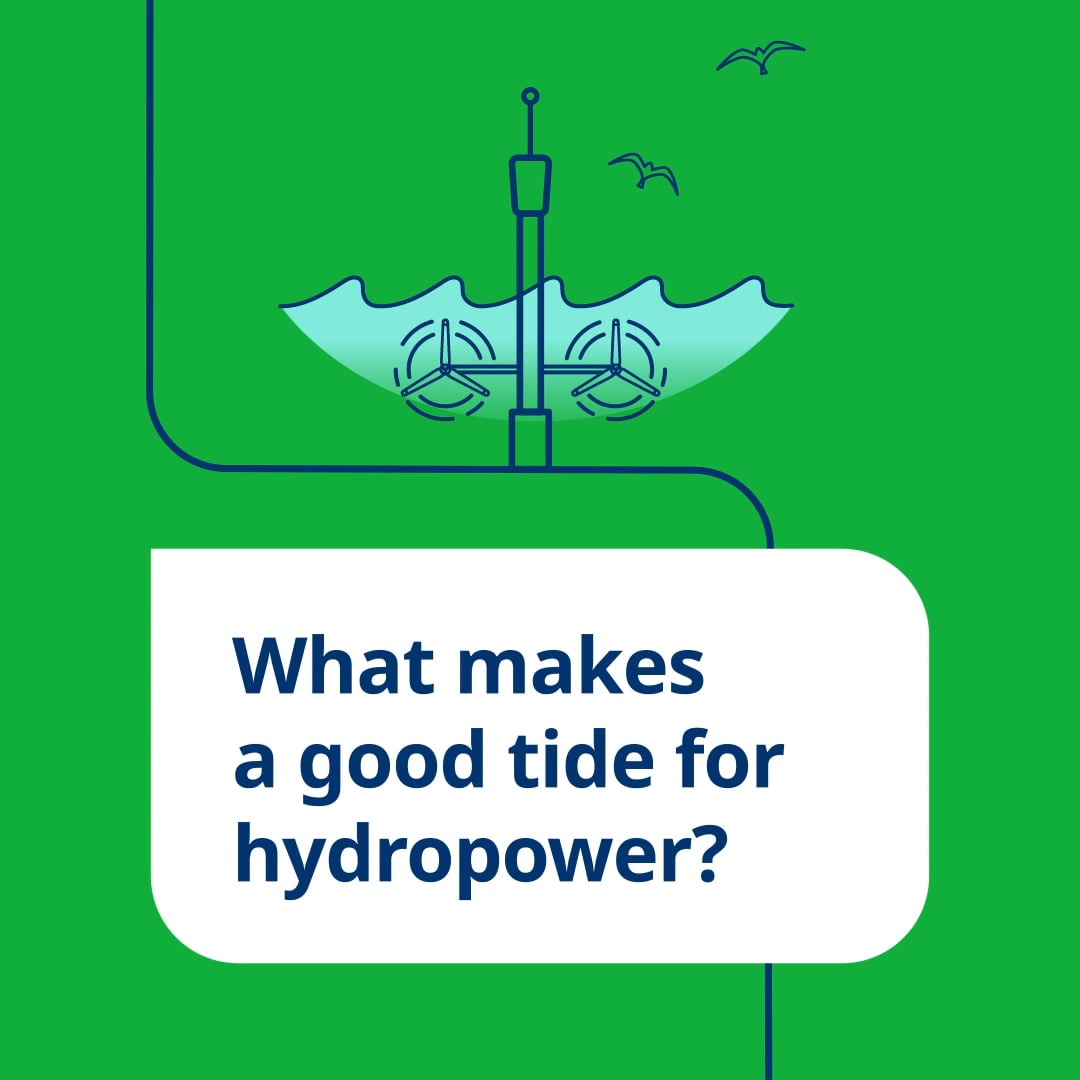 What makes a good tide for hydropower? Image