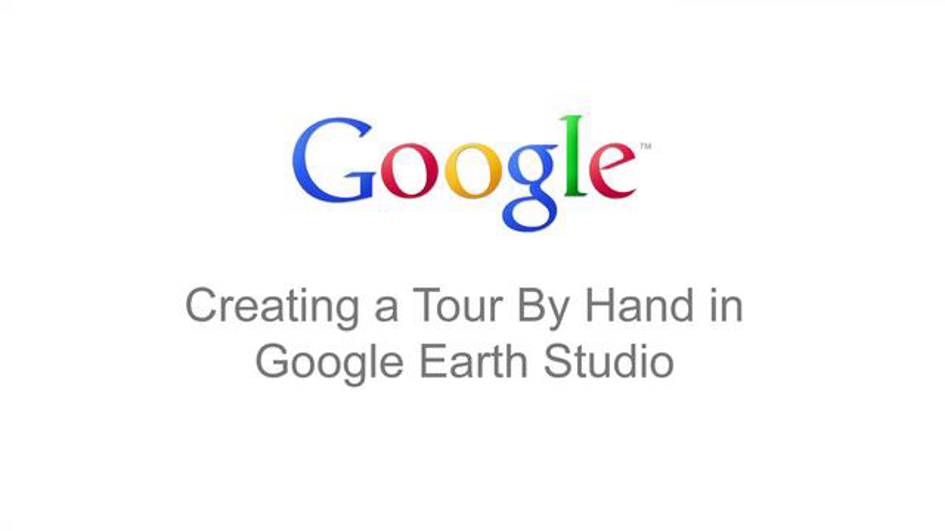 Google Earth Tutorial